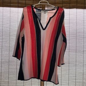 Tommy Bahama spilt neck tunic